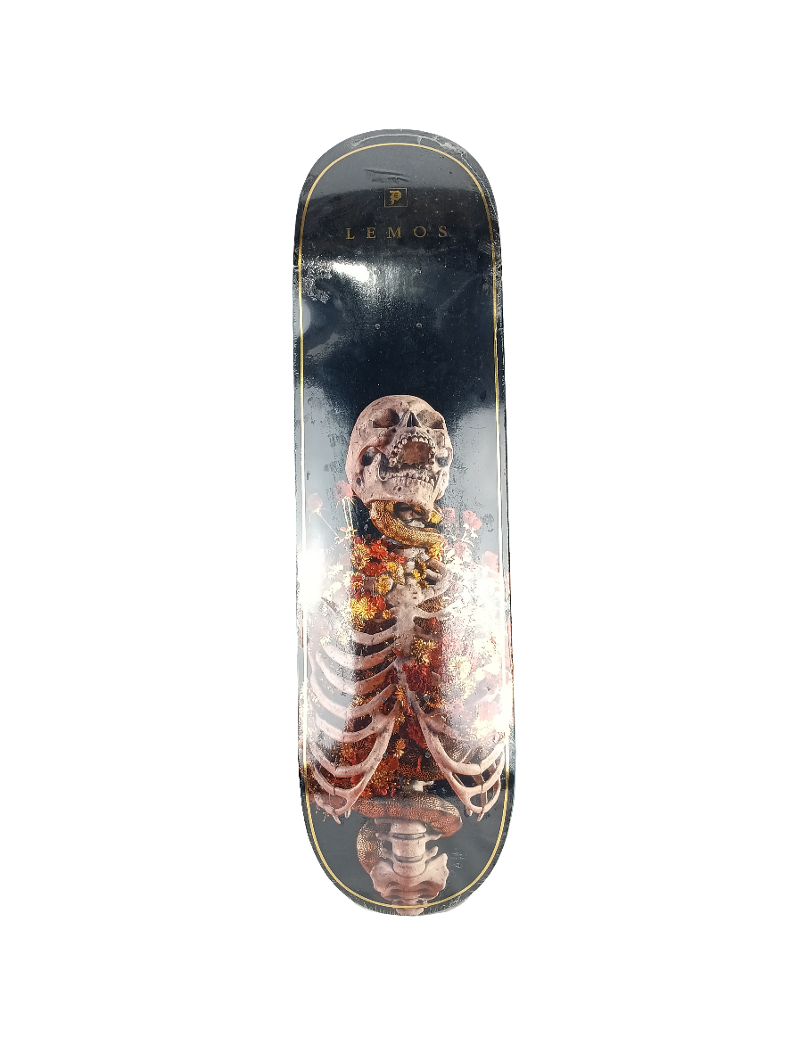 Primitive Tiago Lemos Skeleton Black 8.4 Skateboard Deck