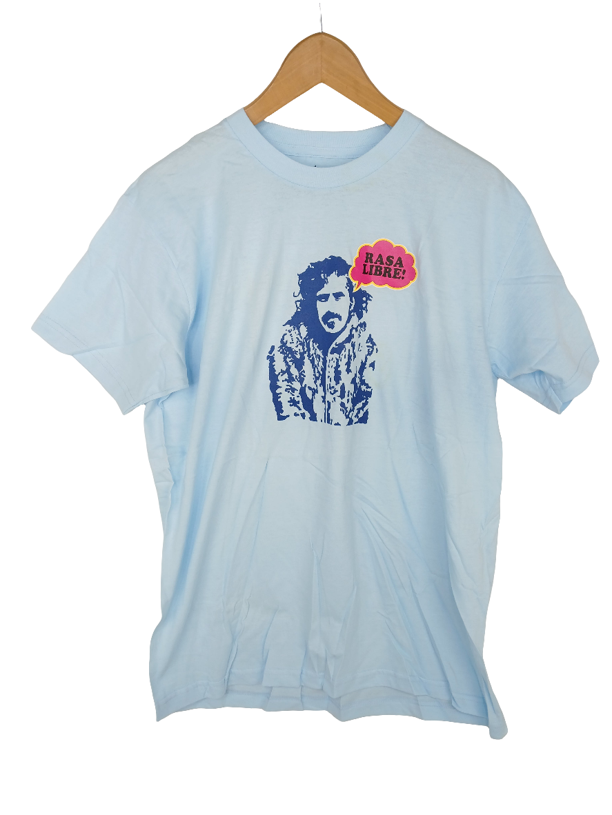 Rasa Libre Rasa Libre! Blue Pink Yellow Mens Size Large S/s Vintage Shirt
