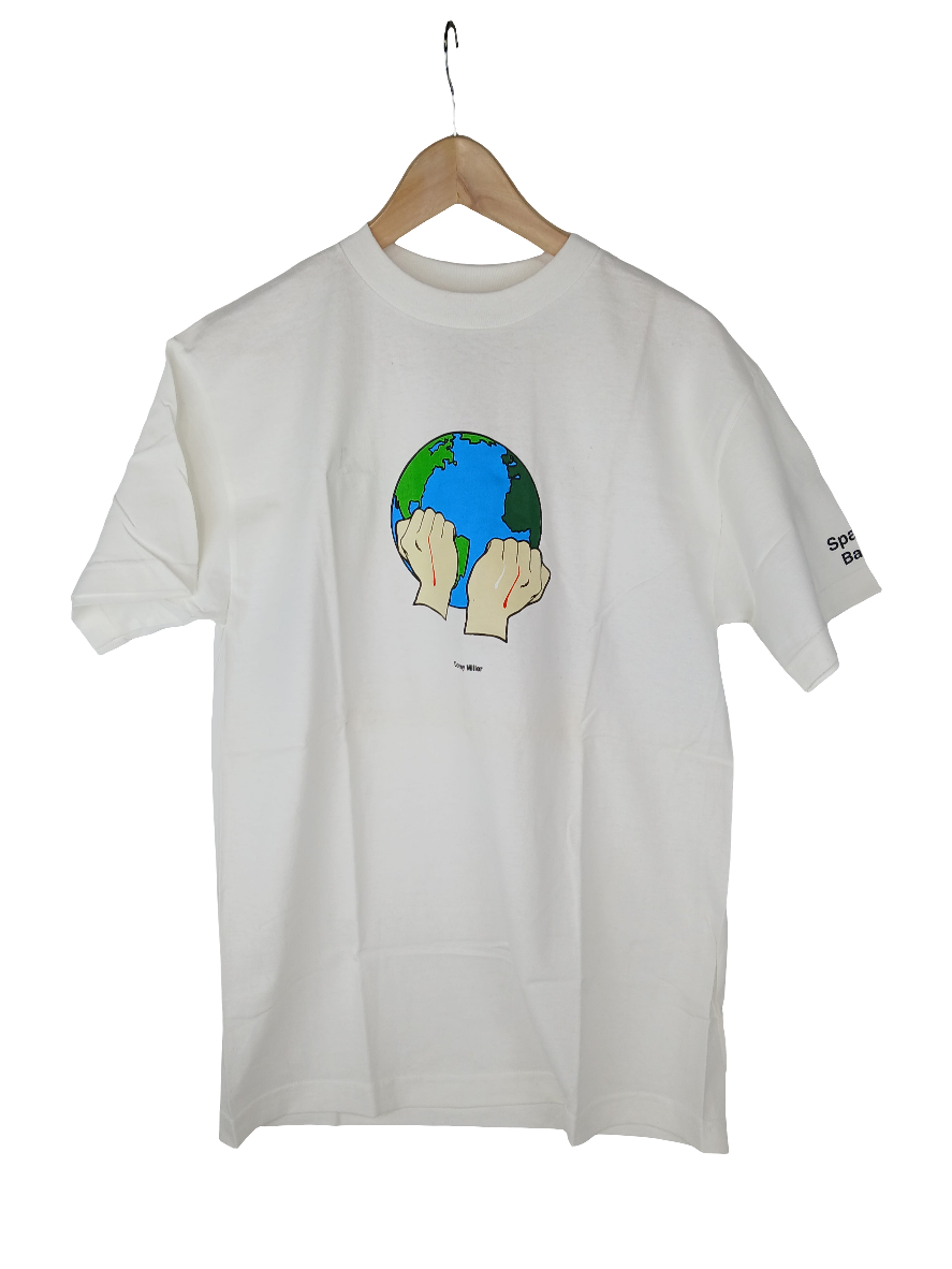 Baker Donny Miller Globe Graphic White Size M S/s Shirt