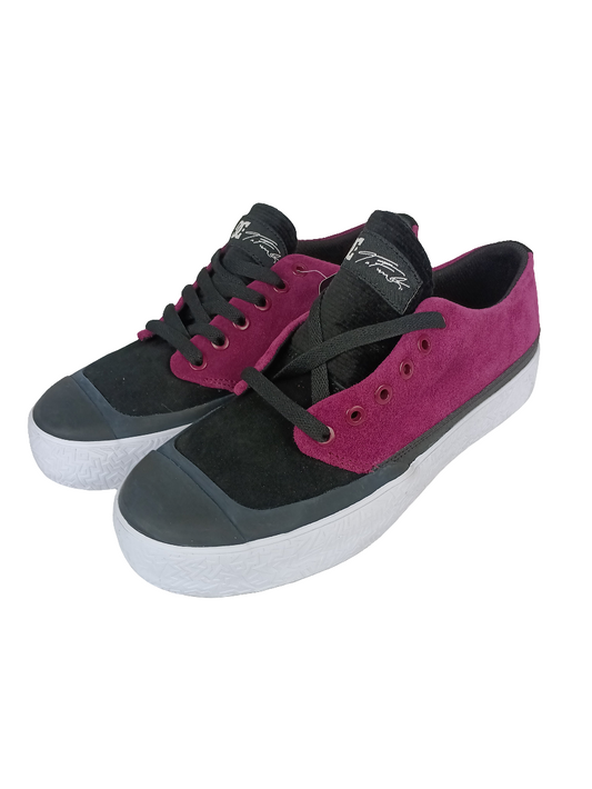 DC T-Funk Lo S Black Purple ADYS300 Size 8 Shoes