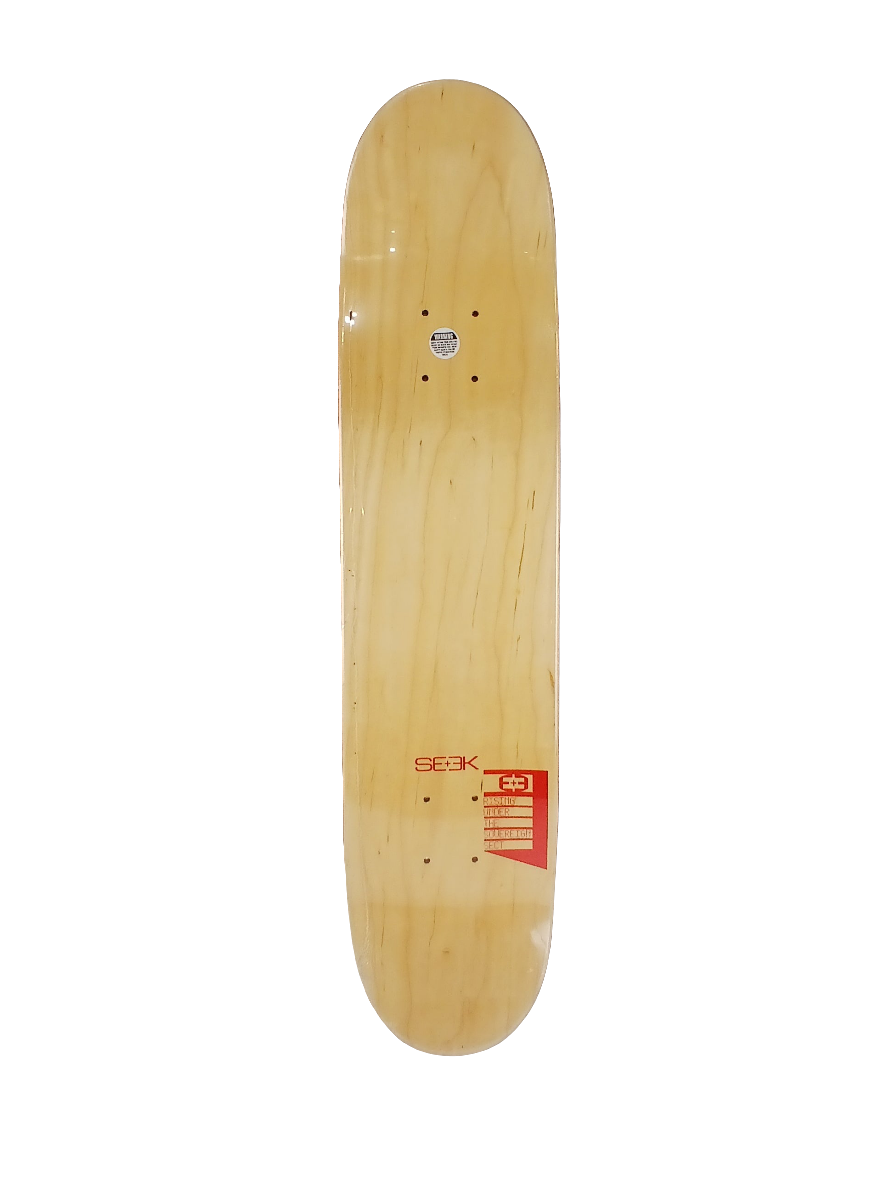 Seek Josh Kalis Shelter Series 02 White Grey Size 7.3" Vintage NOS Deck