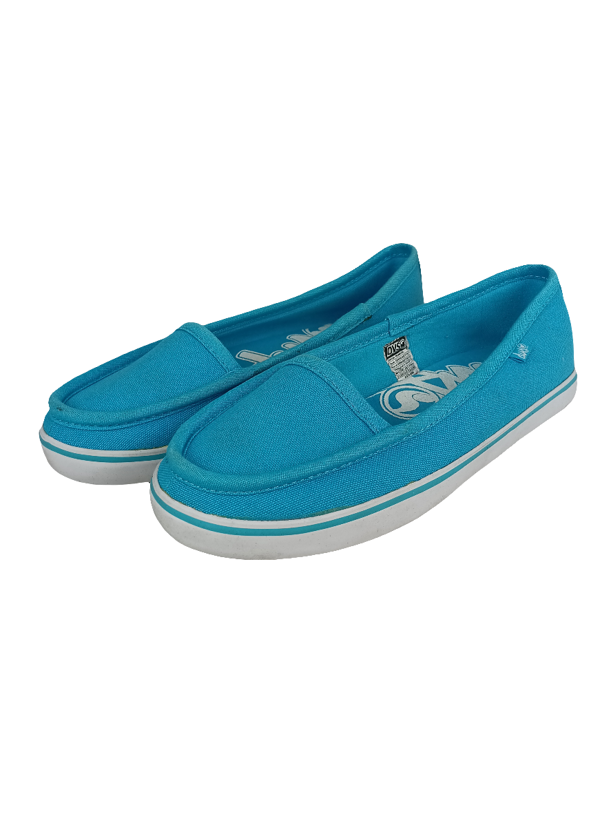 DVS Gringette Teal Canvas Womens Size 7.0 Shoes