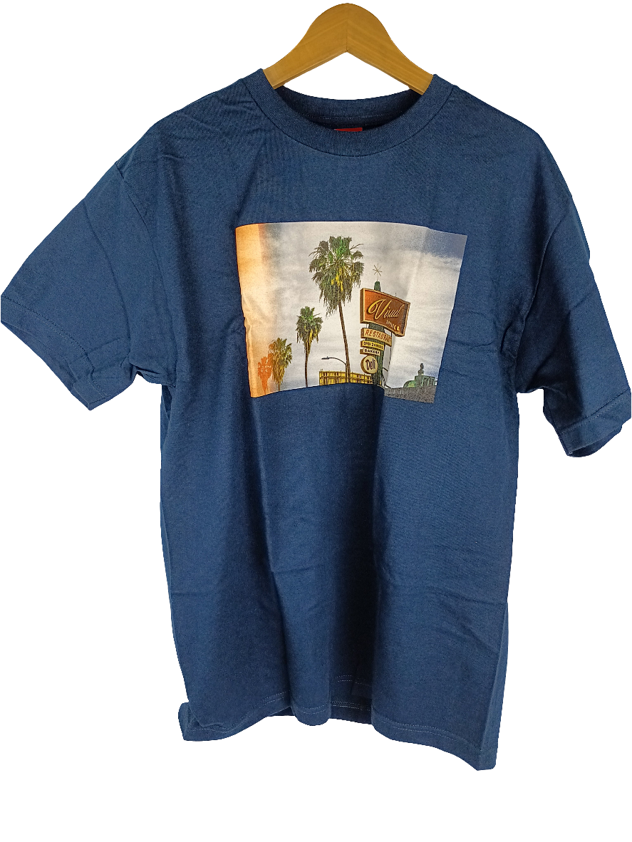 Visual Deli Navy Mens Size Large S/s Shirt