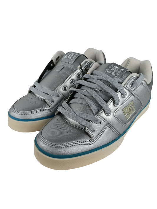DC Pure Sn Metallic Silver OG Size 9.5 Shoes