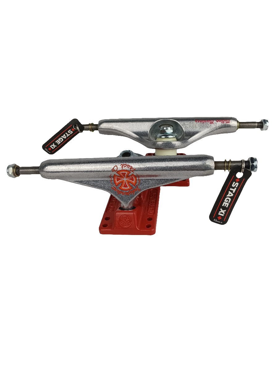 Independent Milton Martinez Pro Silver Red Orange Stage 11 Vintage NOS Trucks