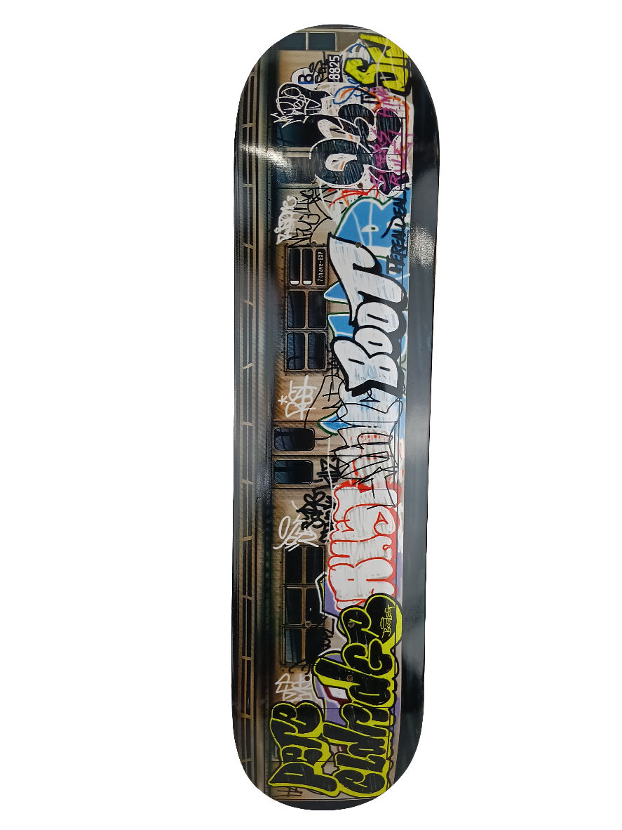 Skateboard Vintage Baker Bootleg 2004 - Graphisme Pete Eldridge - Occasion Bon état - Planche De Collection