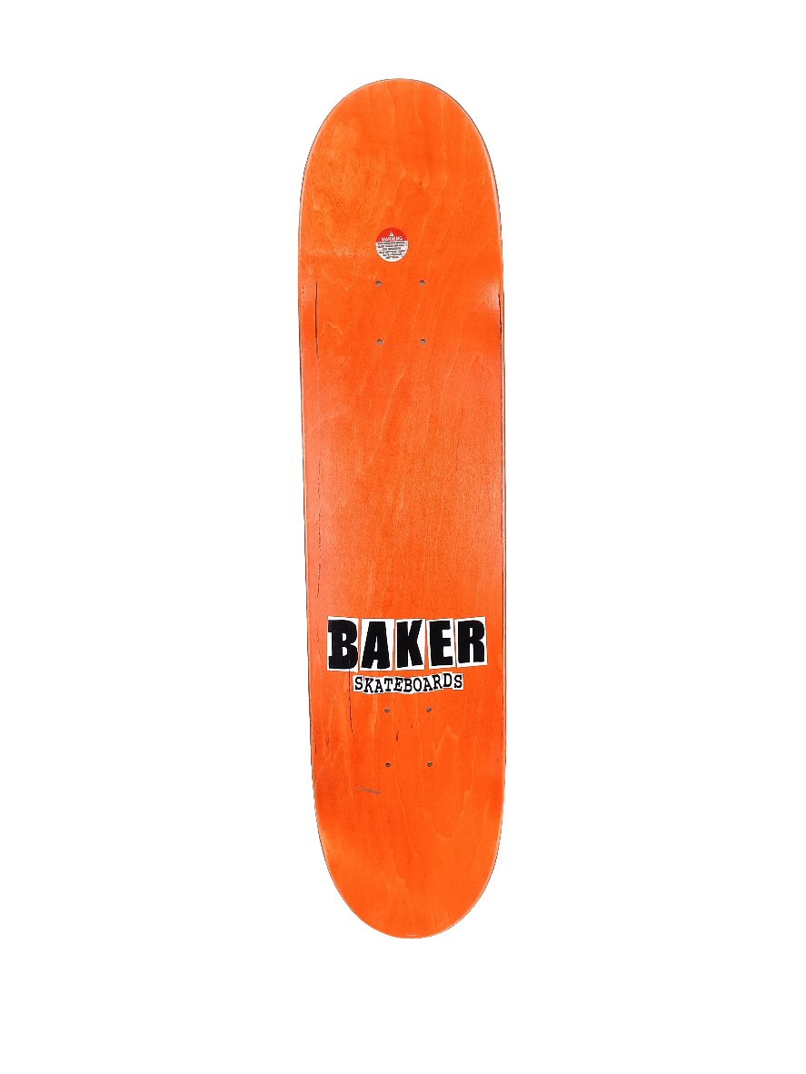 Baker Andrew Reynolds This Is Your Brain On Baker Egg White Black Yellow Size 7.75" Vintage NOS Deck