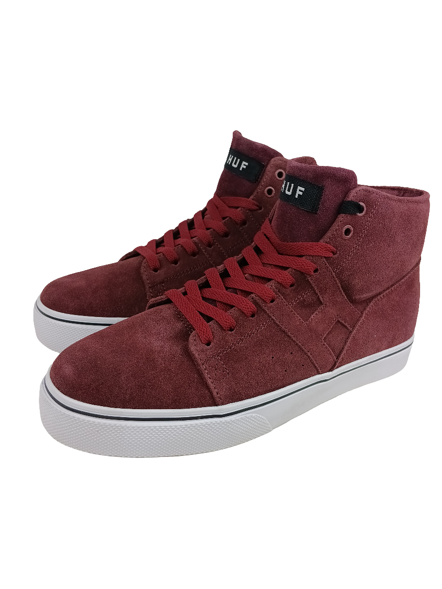 Huf Hupper 2 Hi Burgundy Size 9 Shoes