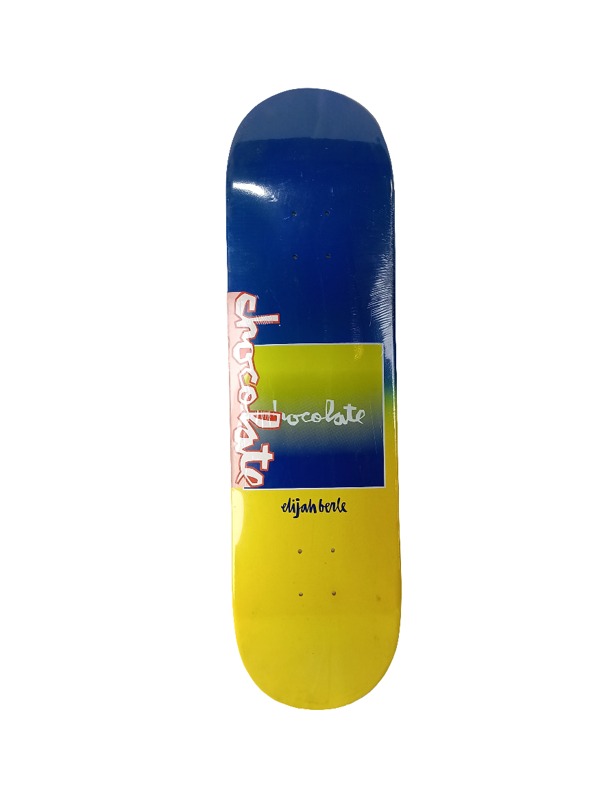 Chocolate Elijah Berle Fade Blue White Yellow Size 8.5 X 32.25 G022 Shape Vintage NOS Deck