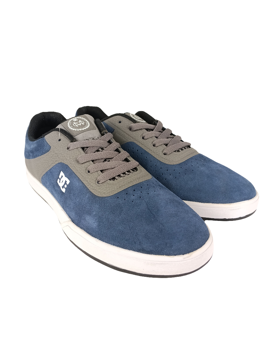 DC Mike Mo Capaldi S Navy Grey Size 10.5 Shoes