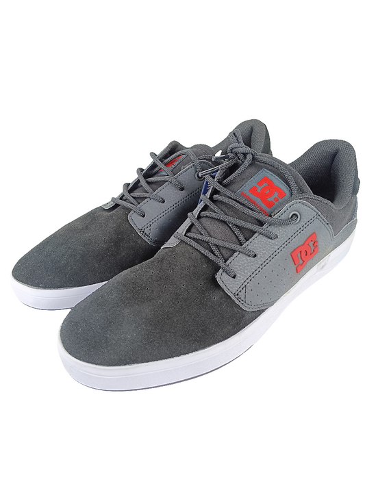 DC Plaza TC Black Grey Red Size 12.5 Shoes