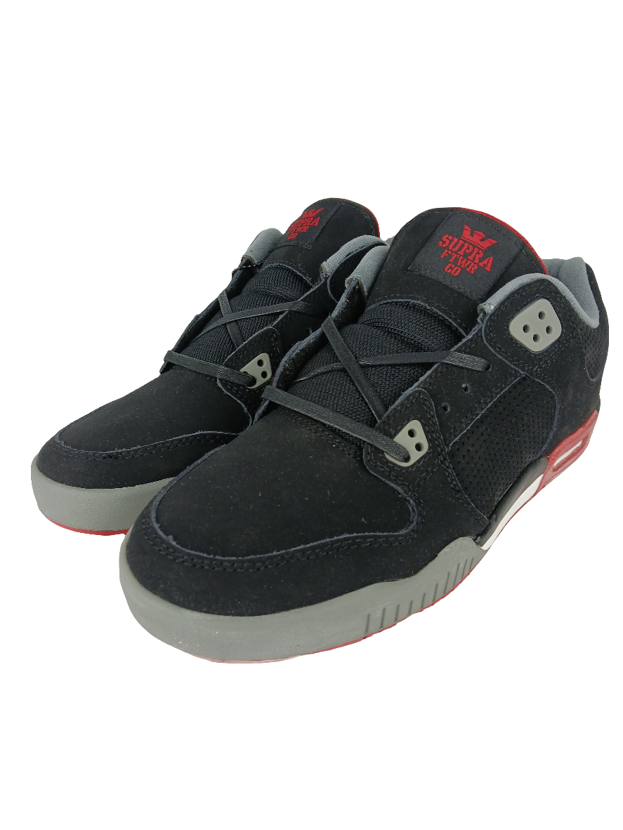 Supra Erik Ellington Avenger Pro Model Black Trubuck Red White Size 11.0 Shoes