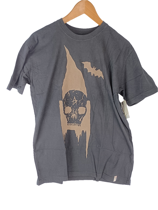 Altamont Skull Bat Black 001 Tan Mens Size Large S/s Shirt