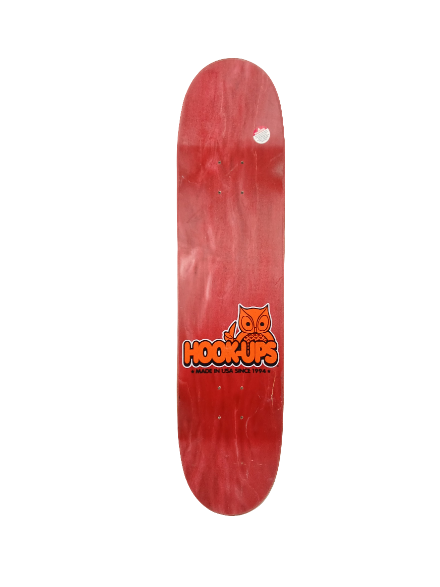 Birdhouse X Hook-Ups Brian Sumner Autographed Bunny Blue Red White Size 7.8" Vintage NOS Deck