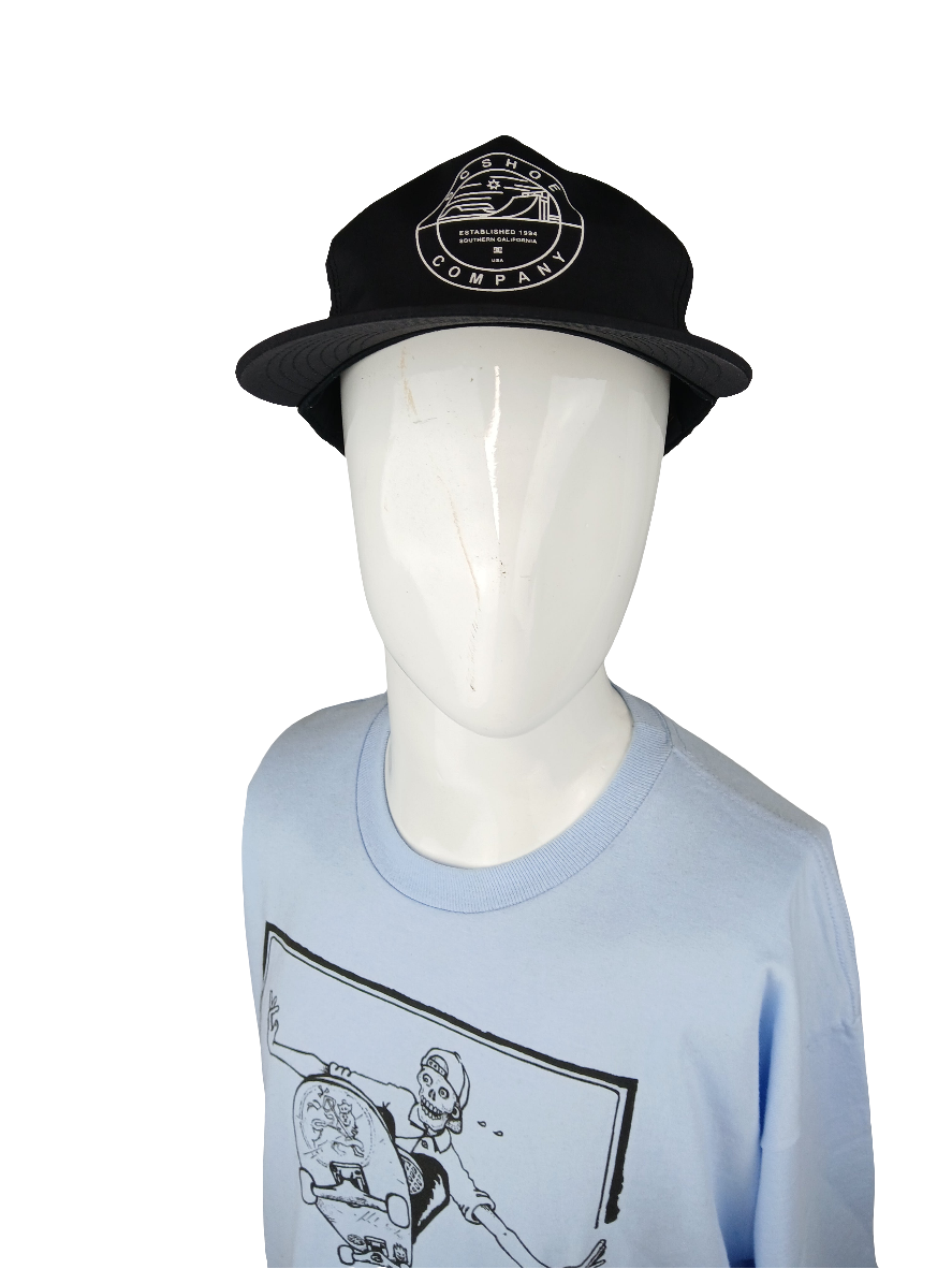 DC Shoe Company Established 1994 Southern California Quarterpipe Vintage NOS Canvas Snapback Hat