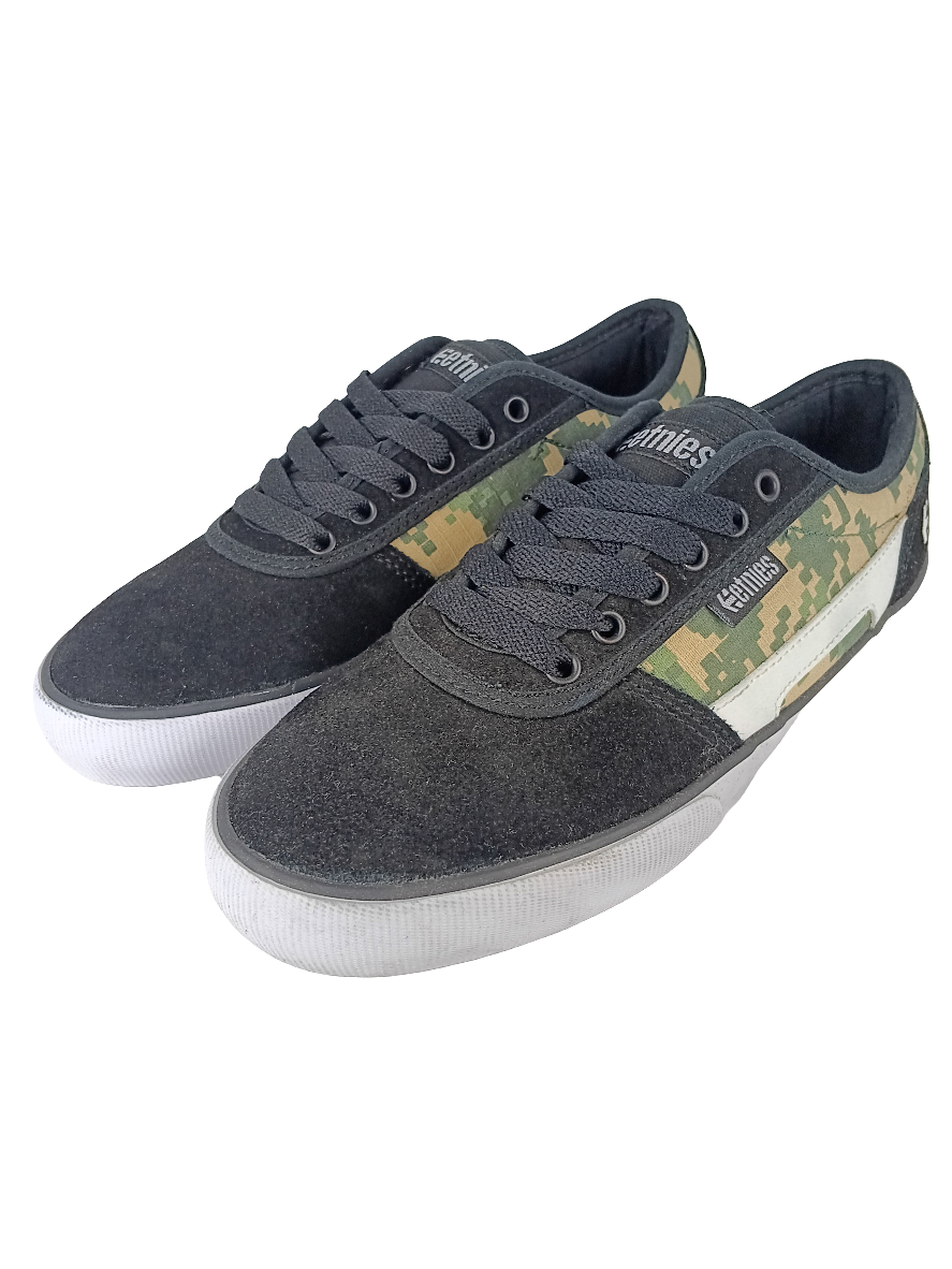 Etnies RCT Black Camo Print Size 7.0 Shoes