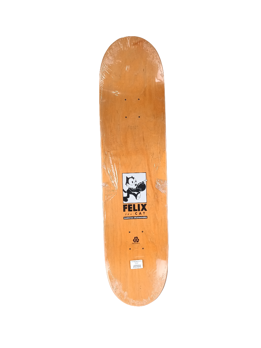 Darkstar Felix The Cat Black Blue White Size 8.125 Skateboard Deck