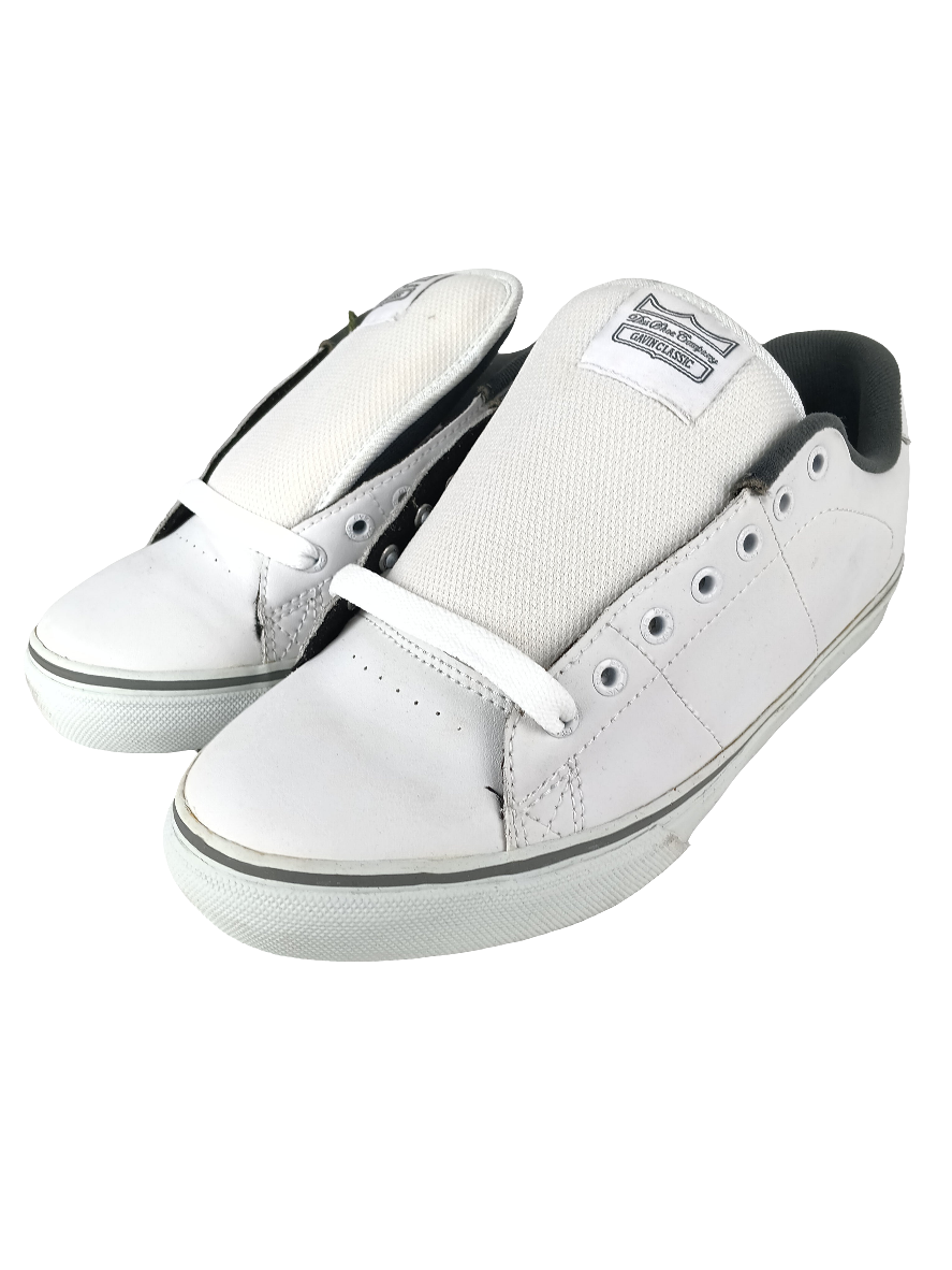 DVS Gavin CT White Leather Mens Size 9.0 Sample Shoes