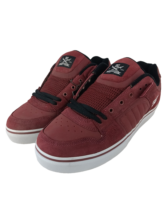 DC Park WC S Oxblood White Size 11 Shoes