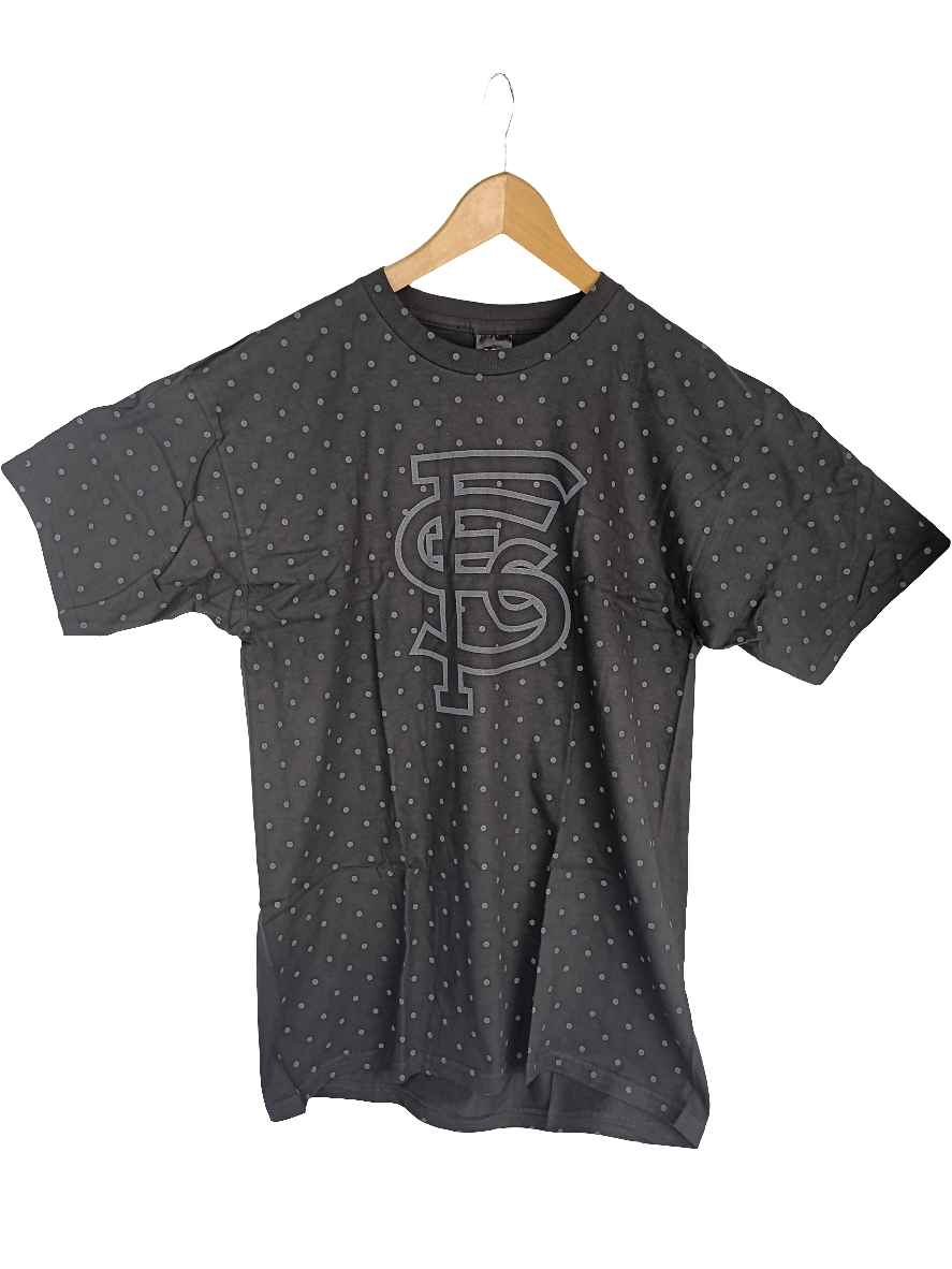 Supra Spot On Black Gray Size Large S/s Shirt