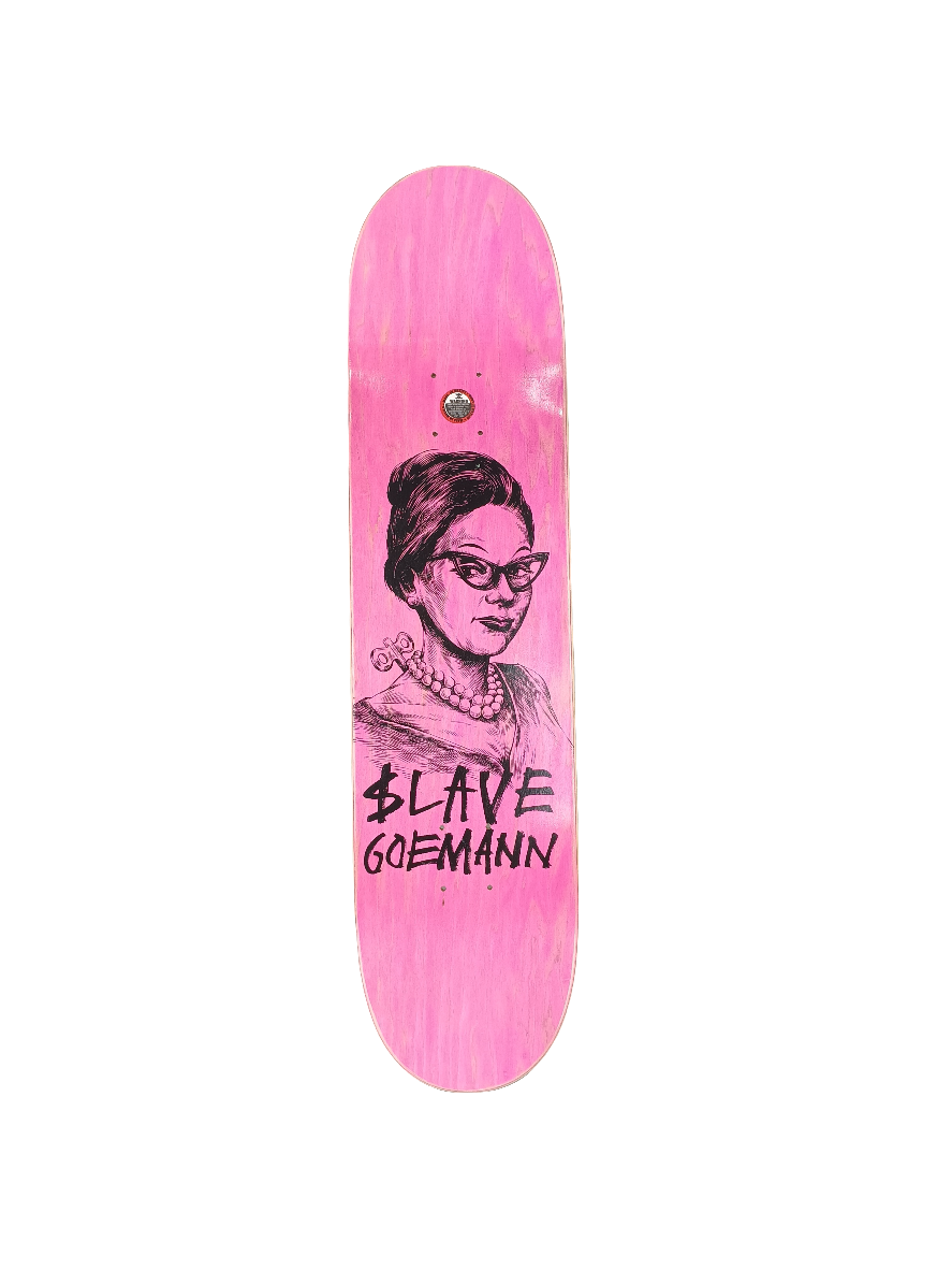 Slave Jon Goemann Recession Dress Green/Black 8.0 Skateboard Deck