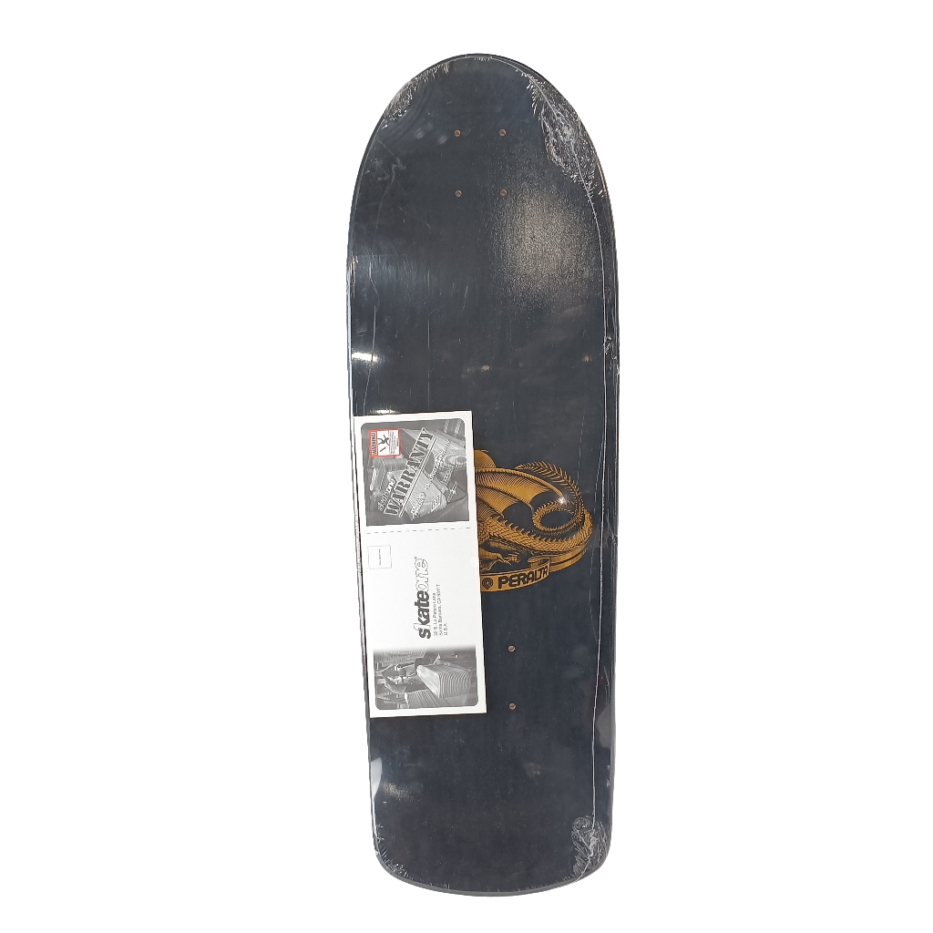 Bones Brigade Powell Peralta Mike Mcgill Skull & Snake Burgundy Yellow Blue BLEM Size 10.0" Vintage NOS Reissue Deck
