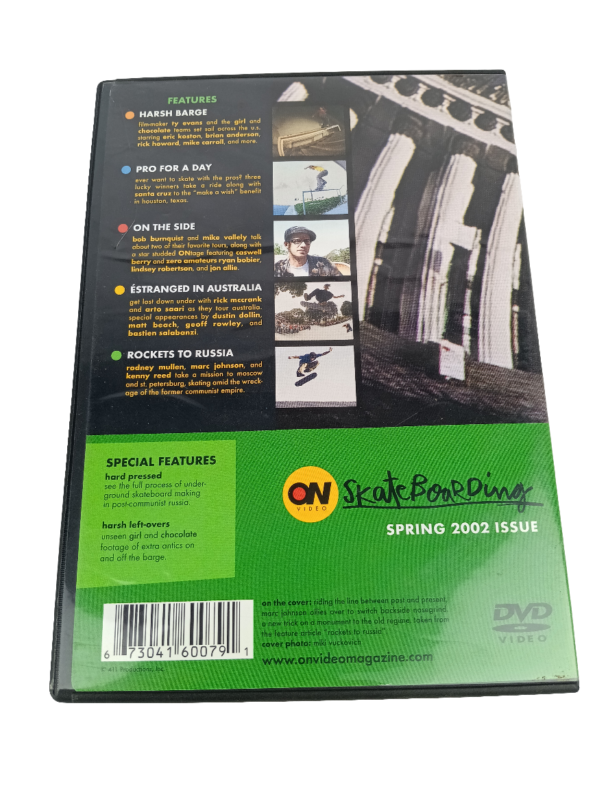 On Skateboarding Spring 2002 Issue Sealed DVD Video
