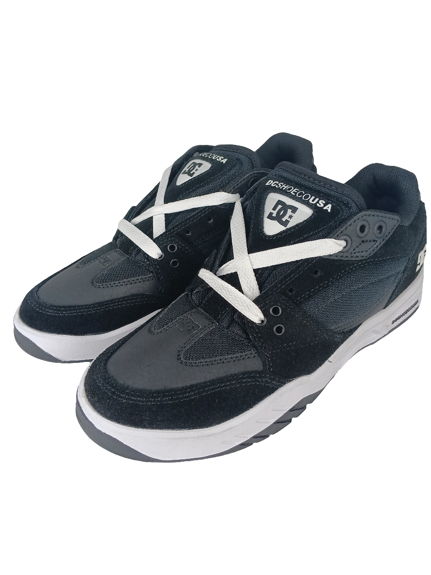 DC Maswell Black White BKW US Mens Size 9.0 Shoes