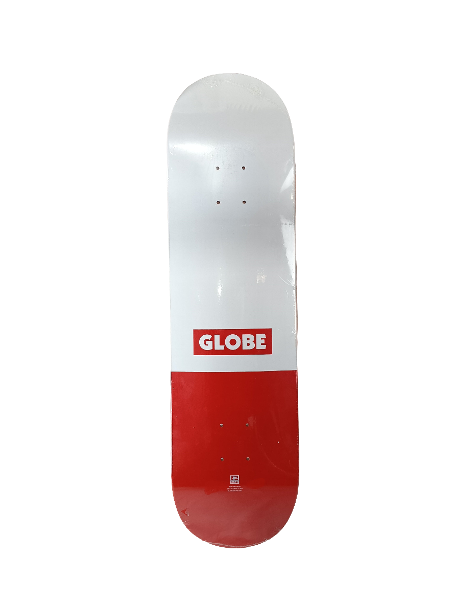 Globe Shoes Red White Size 8.25" Vintage NOS Deck