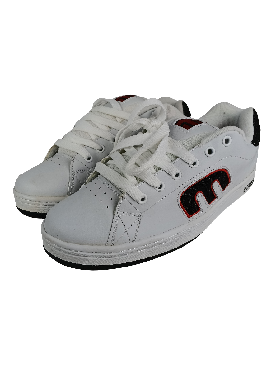 Etnies Callicut Samples Red White Black US Mens Size 9.0 Shoes