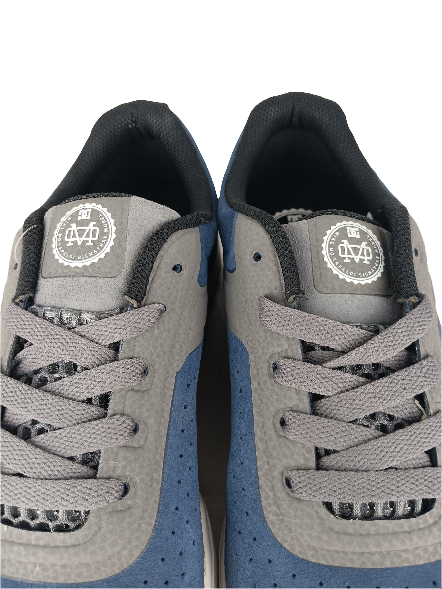 DC Mike Mo Capaldi S Navy Grey Size 10.5 Shoes