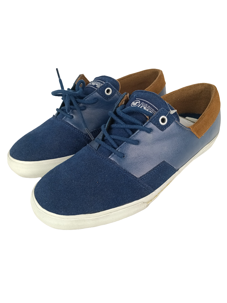 DVS Torey 2 SP OI Samples Navy Brown Suede Us Mens Size 9.0