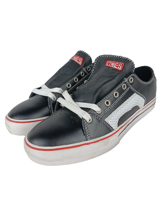Etnies RSS 978 Black Leather White Red US Mens Size 8.0 Shoes