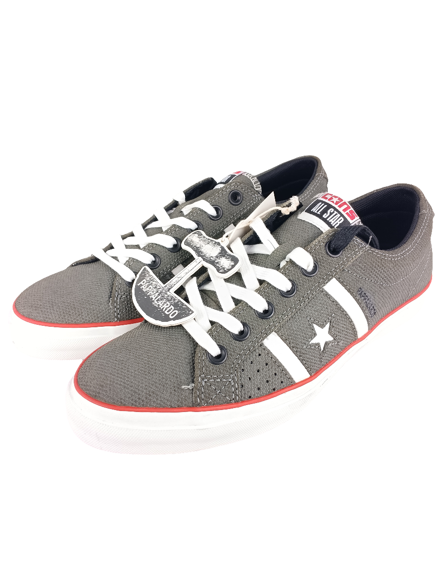 Converse Cons Pappalardo Ox Charcoal/White 129721C US Mens Size 9.0 Shoes