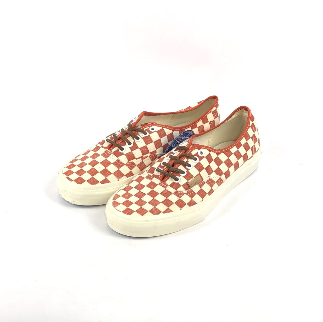 Vans Authentic CA (Checker) Mango/White US Mens Size 9.5
