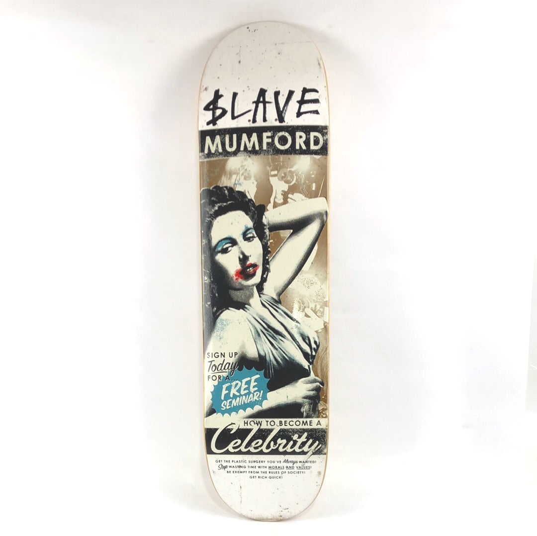 Slave Matt Mumford Become A Celebrity Multi 8.0'' Skateboard Deck
