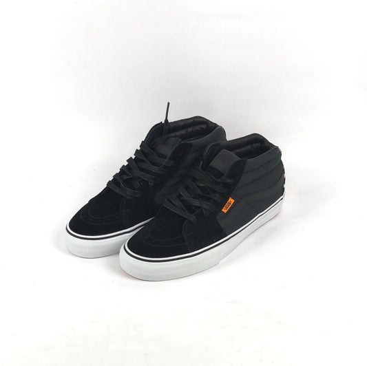 Vans Sk8 Mid Pro   (Flaschen) Black/True White Mens Size 10
