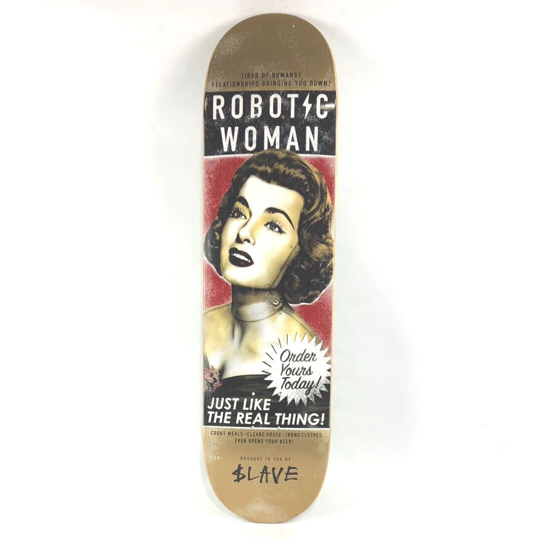 $lave Robotic Woman Multi Color Size 8.0" Vintage NOS Deck