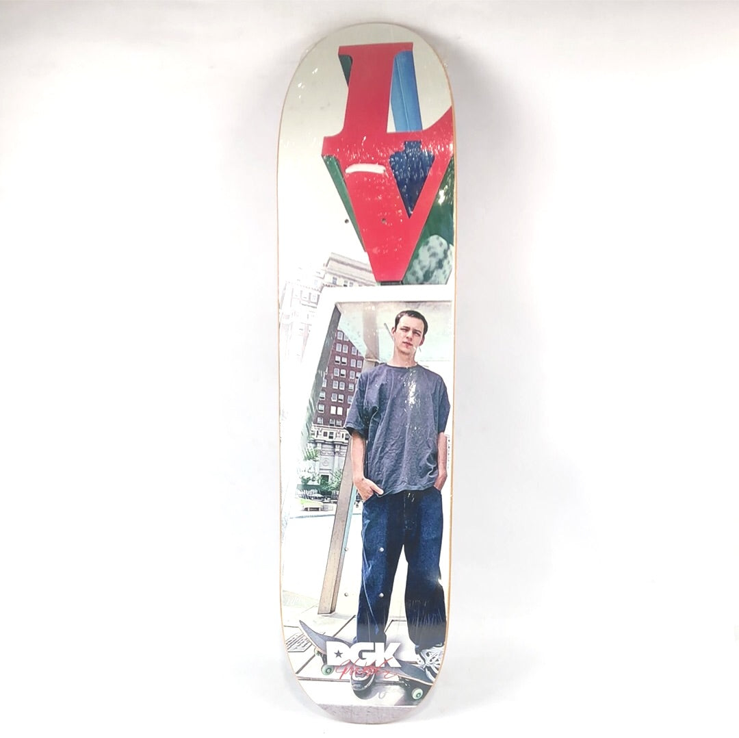 DGK Josh Kalis Love Park Graphic Multi Color 8" Skateboard Deck 2012