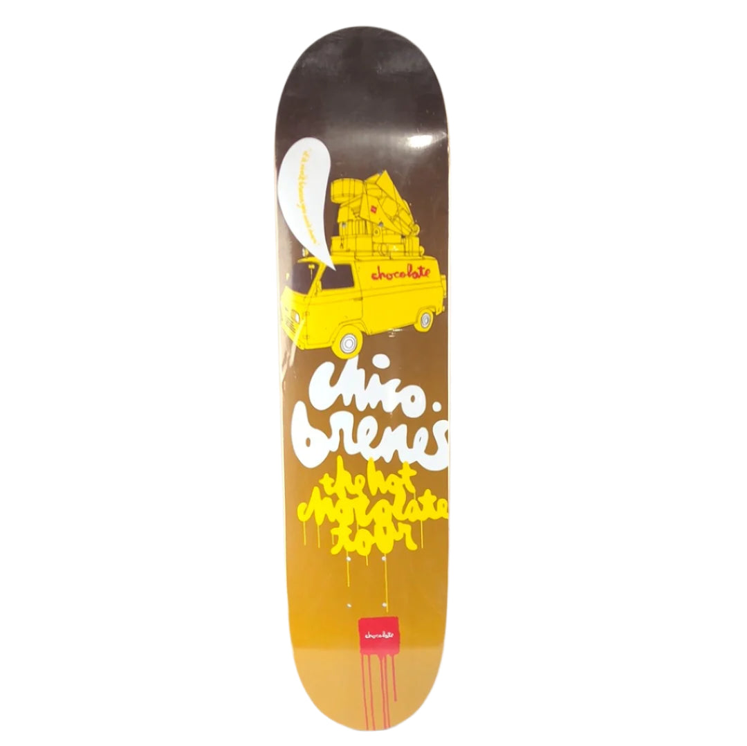 日本製 Chocolate Chico Brenes Chocolate Tour Yellow/White/Brown 7.5 スケートボード