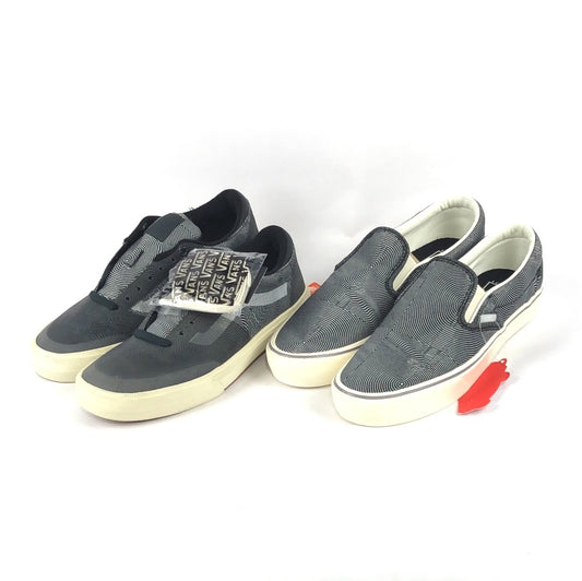 Vans X Quasi Gilbert Crockett Arc Ad (Kwahzee) Dark (Double Set) Slip/Lace US Mens Size 8 Shoes (2 Pair)