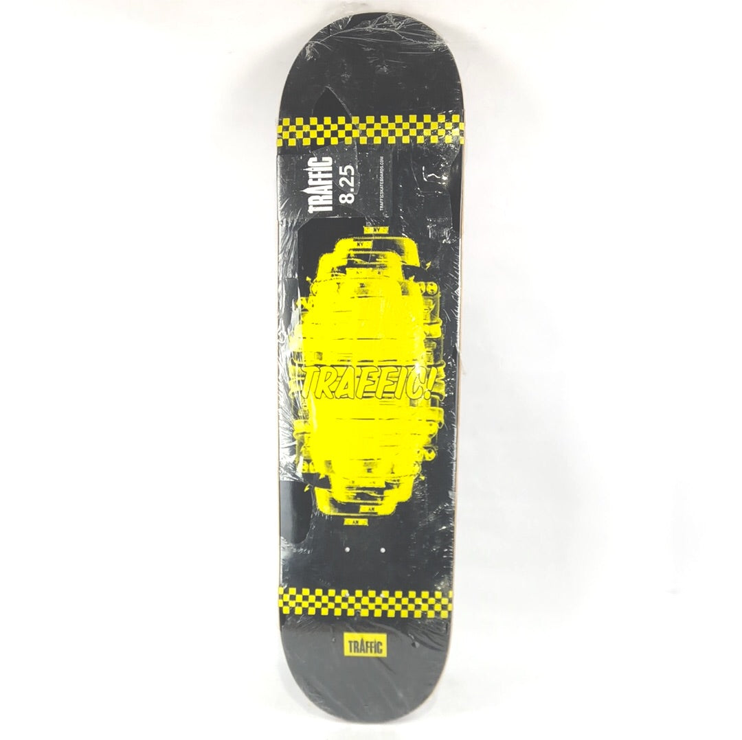 Traffic New York Black/Yellow 8.25'' Skateboard Deck