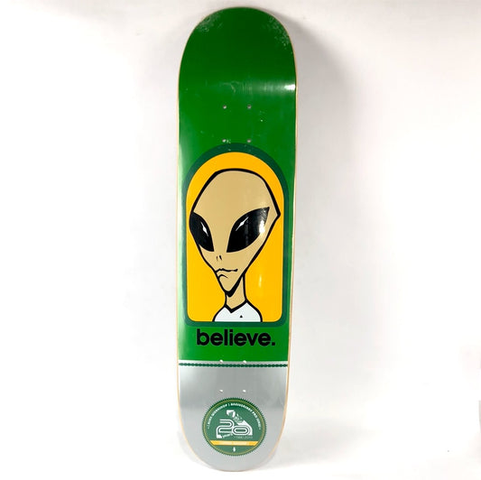 Alien Workshop Omar Salazar Believe Green 8" Skateboard Deck