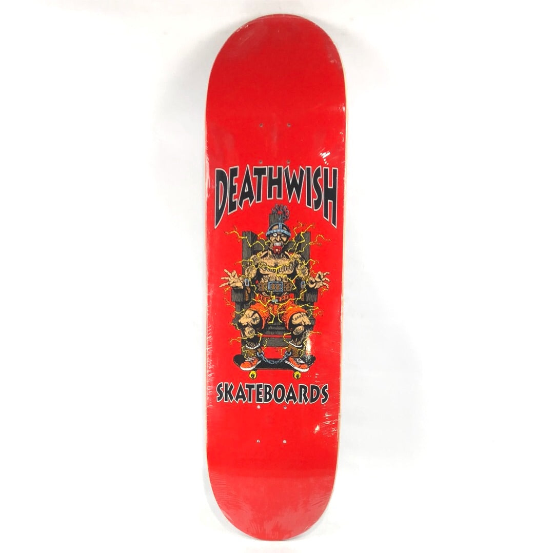 Deathwish Electric Chair Red 8.4'' Skateboard Deck