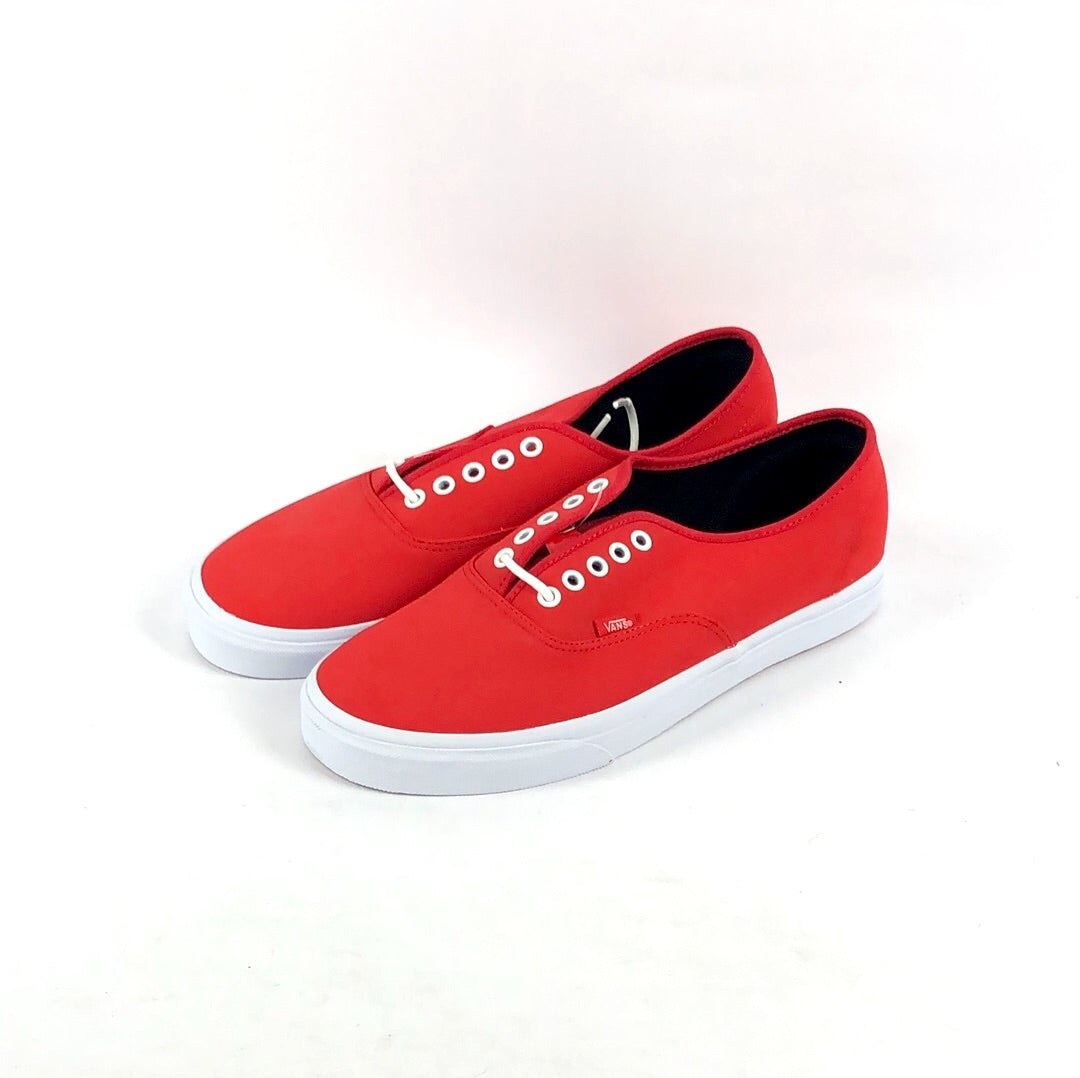 Vans Authentic (Rain Buck) Risk Red US Mens Shoes