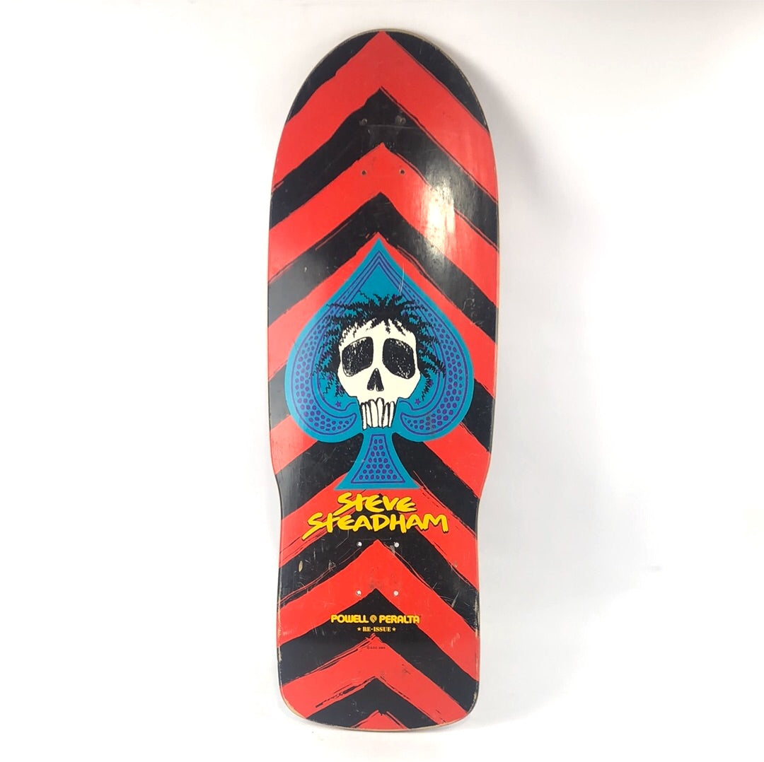 Powell Peralta Steve Steadham Reissue Spade Multi Slightly Used Skateboard Deck 9.85'' Skateboard Deck