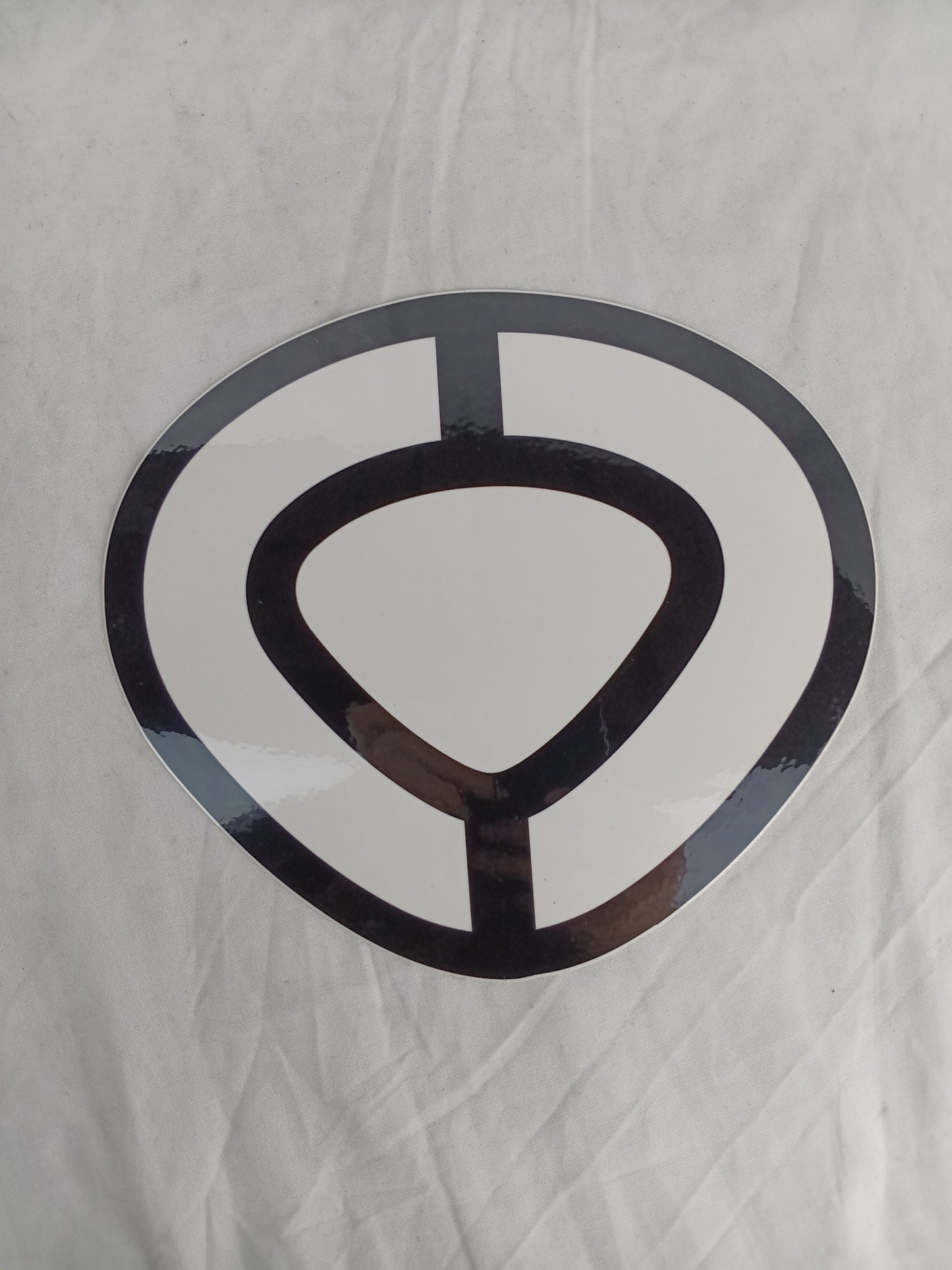 Circa OG logo White Black Size 6.3" X 6.9" Vintage NOS Sticker
