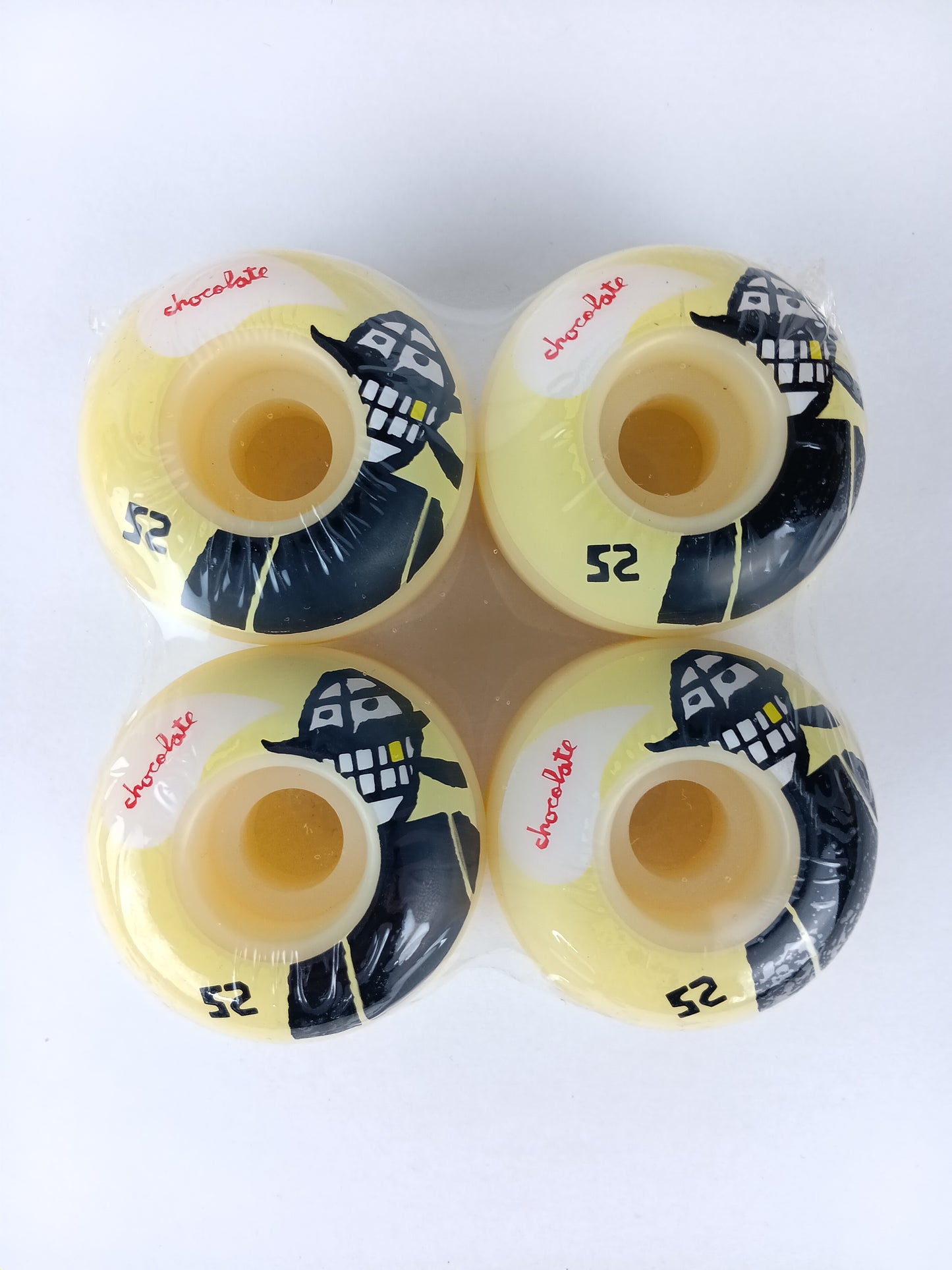 Chocolate Kenny Anderson The Gambler Black White Red Size 52MM Vintage NOS Wheels
