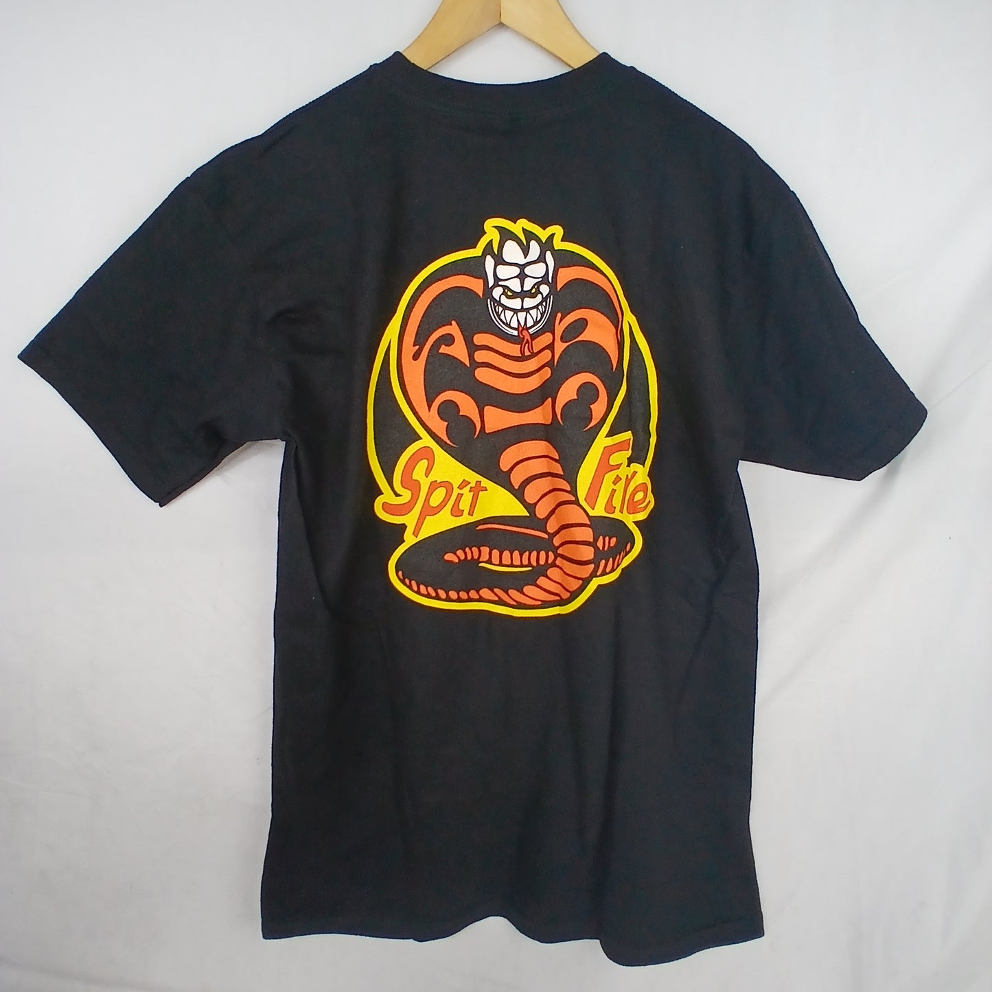 Spitfire Burn Fast Burn Hard No Mercy Black Yellow Mens Size Medium S/s Shirt