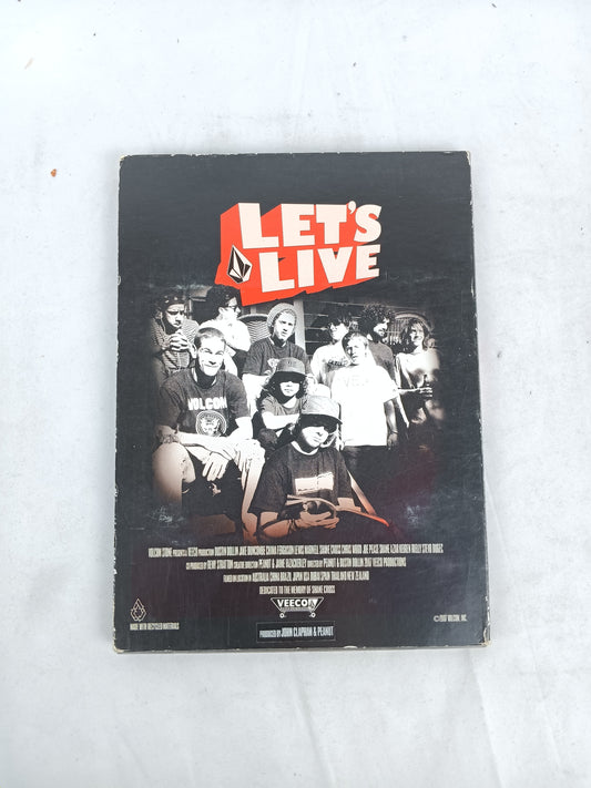 Volcom Stone Lets Live 2007 Sealed DVD Video